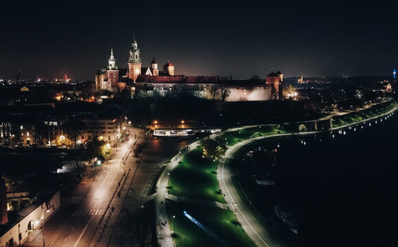 Kraków nocą