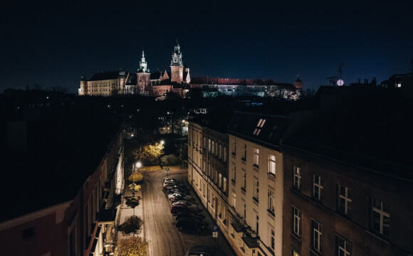 Kraków nocą