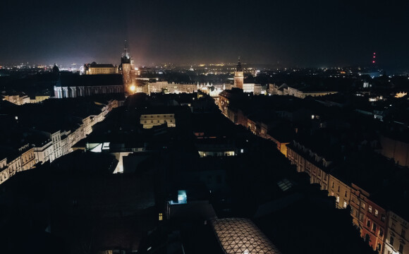 Kraków nocą