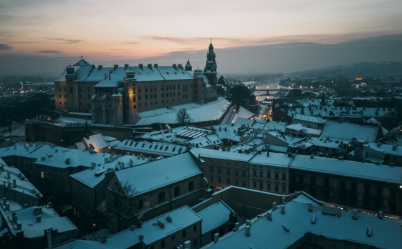 A na Brackiej padał śnieg